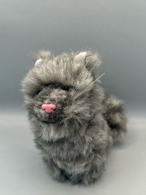 American Girl Plush Cat Praline Grey kitten Pet Kitty Gray 6" Feline RETIRED